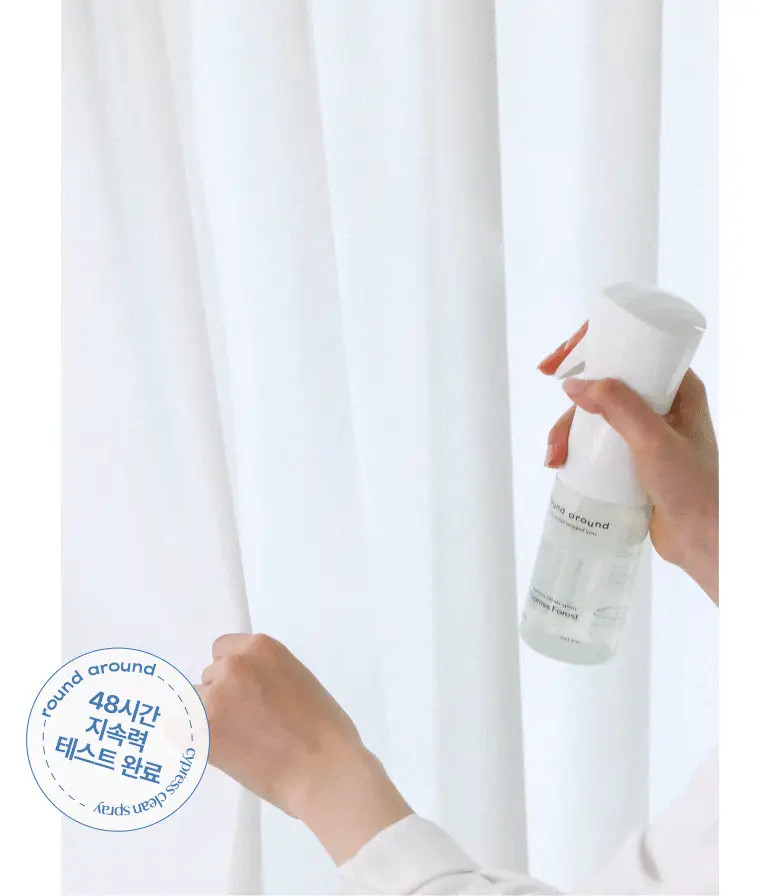 [탈취만족100%] 라운드어라운드 편백 클린 스프레이160ml/리필기획 상세페이지 29